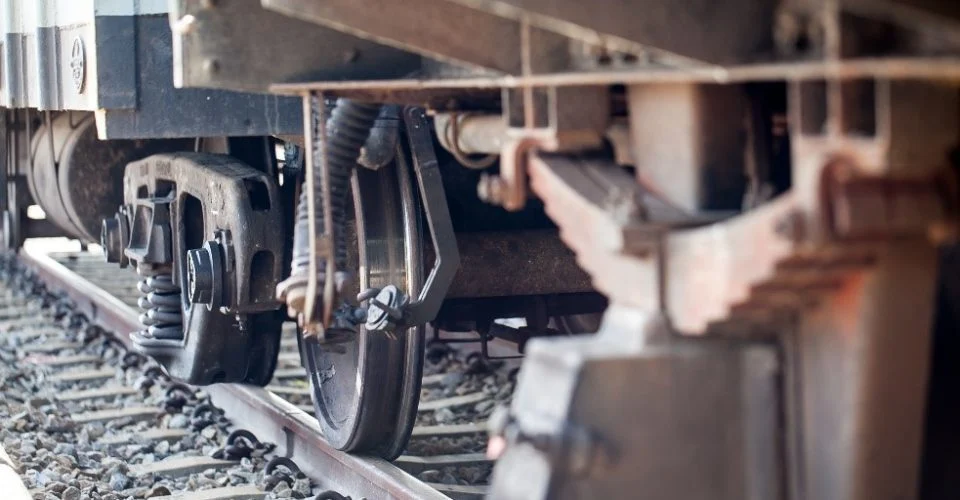 train rubber spring