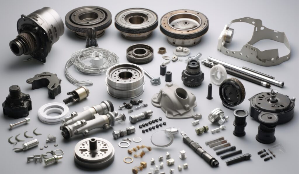 An image of all the different parts that are used in cars.