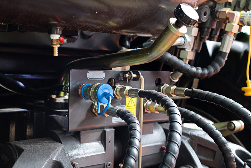 Hoses of modern hydraulic machine
